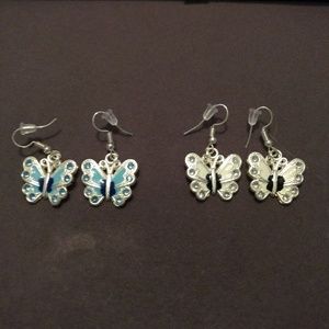 Stunning Handmade Butterfly Earrings